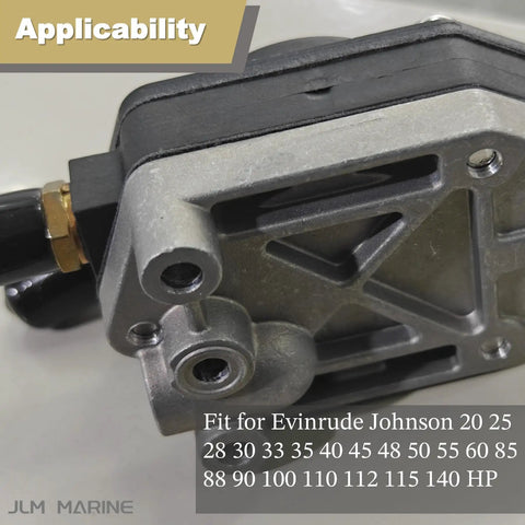 Fuel Pump for Johnson Evinrude OMC Outboard Engines 20 25 35 50 65 70 75 85 88 90 100 105 115 125 135 140 HP Replacement 18-7352 433387 432451 Durable Marine Grade Part