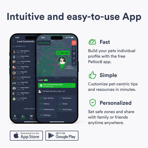 Hella Dependable 4G Lte Cat Gps Tracker With Real Time Location Monitoring And Smart Geofence Alerts To Keep Tabs On Your Fur Babies Waterproof Build With Easy Collar Hookup And Worldwide Sim Access Requires Active Plan app interface showing live tracking feature for cat GPS.