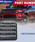 Black plastic Body Side Aperture Exhauster Cab Rear Air Vents, 2 pcs for Jeep/Dodge Ram 1500/2500/3500, part 68323649AB