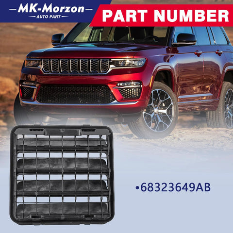 Black plastic Body Side Aperture Exhauster Cab Rear Air Vents, 2 pcs for Jeep/Dodge Ram 1500/2500/3500, part 68323649AB