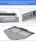 Dryer Lint Trap Filter With Flap Upgrade Stainless Steel Screen Replacement For Dryers Replaces AP5306681 PS4221839 DC61-03048A