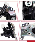 Premium Direct Fit Electric Inverter Cooler Water Pump Assembly That Slaps For 2004 Through 2009 Toyota Prius Hybrid 1 5 Liter close-up showing dual flow ports and assembly details.