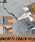 Application of 500G Concrete Crack Filler With High Elasticity And Self Leveling Cement Patch Waterproof Repair Sealant on concrete surface