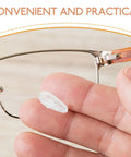 Close-up of eyeglass nose pad from All In One Eyeglass Repair Kit With 99 Piece Screw Set Nose Pads And Precision Screwdrivers