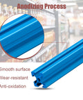 Premium Blue 2020 T Slot Aluminum Extrusion Profiles 48 Inch Long with anodized finish for durability and smooth use.