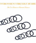 Assorted sizes of black rubber rings for Universal Pressure Washer O Ring Kit, 100 Piece Replacement Rubber Seals for Pumps and more