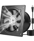 Beefy 8 Inch Exhaust Fan With On Off Control, High Velocity Wall Mount Ventilation Fan Delivers 576 CFM At 55W, Portable Air Extractor