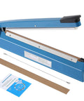16 Inch Impulse Heat Sealer For Plastic Bags Mylar And Poly Foil Bags Quick Home Diy Sealing Machine with manual operation visible