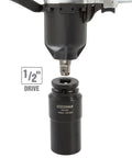 Heavy Duty 19mm Crank Bolt Socket For Harmonic Balancer Removal with 1/2 inch drive impact wrench setup