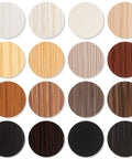 Massive 864 Piece Wood Grain Screw Hole Covers Set 0.83 Inch Waterproof PVC Caps for Furniture Cabinets Desks 16 Styles