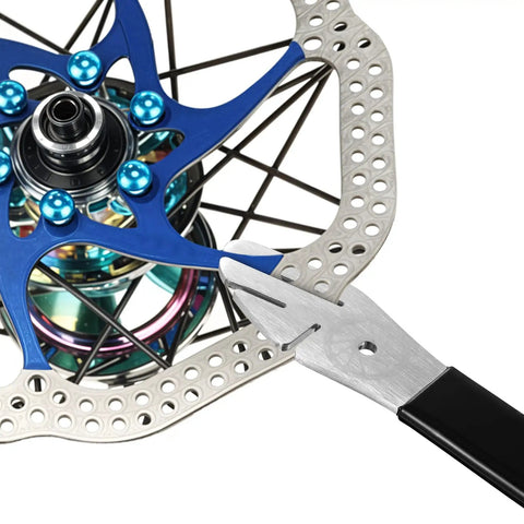Rotor Truing Fork For Bicycle Disc Brake Rotor Alignment 2 Pack With 42mm Large Adjustment And 15mm Small Adjustment Burr Free Edges