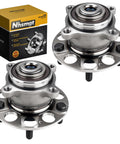 Pair Rear Wheel Bearing Hub Assembly For Honda Accord 2008 To 2012 And Acura TSX 2009 To 2014 With ABS 5 Lug 2 Piece Set