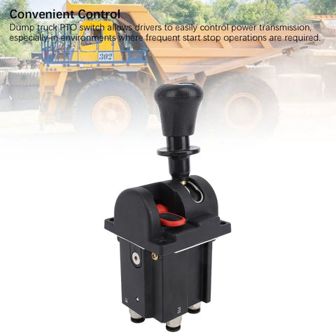 Dump Truck PTO Control Valve With Four Holes Slowdown Tipper Switch Control Valve With PTO Switch For Dump Truck Hydraulic System