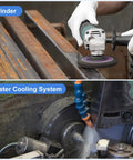 Grinder utilizing Rock Solid Mist Coolant Spray Tube With Slick Round Nozzle G One Quarter Thread Iron Plated Steel Water Oil Cooling Line Rapid Hookup For Cnc Lathe Milling Drill Machine Shop 800mm.