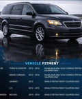Minivan compatible with Rear Brake Kit For Dodge Grand Caravan Journey Town And Country VW Routan Ram CV with fitment details.