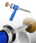 Inside Pipe Cutter With Quarter Inch Hex Shank Button Lock Depth Two And Three Guide Plates cutting PVC pipe.