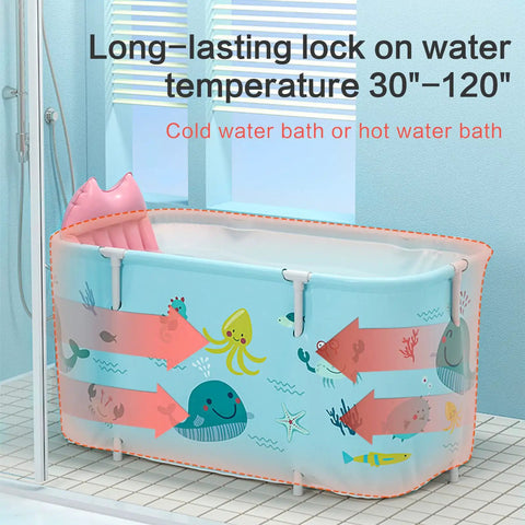 Heavy Duty Foldable Portable Bathtub For Adults With Freestanding Design Collapsible Spa Tub For Shower Or Bath