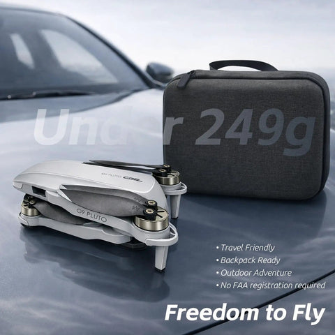 Folded GPS Drone With 4K EIS Camera And 4.5 Inch HD Controller, Auto Return, 3 Batteries, 3280 Ft Range, Under 249g with carry case