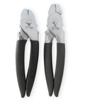 Hog Ring Pliers Set Two Piece Straight And 45 Degree Bent With Cushioned Non Slip Grips In Steel For Upholstery And Fencing Projects