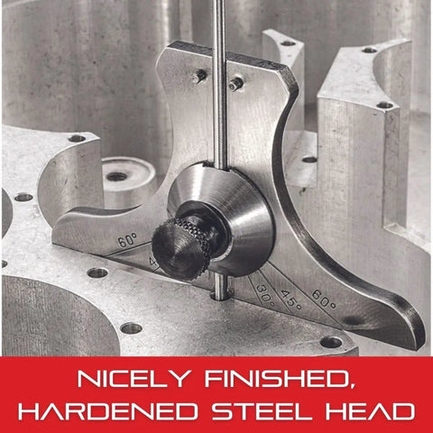 Depth Gauge Rule With Hardened Steel Head, A Real Workhorse For Accurate 0-6 Inch Readings, Tempered Steel Rule With 32nd And 64th Graduation