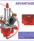 PZ30 30mm Carburetor Upgrade Kit For Predator 420cc 301cc And GX Series Engines with transparent float bowl and hose