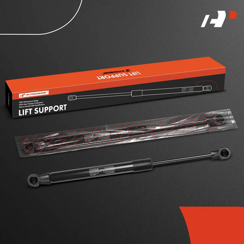 Heavy Duty Convertible Top Stowage Compartment Lid Strut Featuring Gas Spring Lift Support For Mercedes Benz Clk Series Models Quick Bolt Up And Smooth Daily Use packaged with a gas lift strut.
