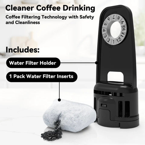 Water Filter Replacement And Housing For Ninja ES701 ES601 Espresso Machines Easy Install Kit with holder and filter insert