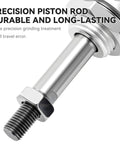 Close-up of piston rod on Beefy Pneumatic Cylinder 32mm Bore 100mm Stroke Double Acting Air Cylinder with PT1/8 Port