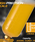 SOWKIPE 200CC automotive fluid extractor pump; orange translucent plastic reservoir with measurement scale