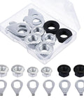 Must Have Mountain Bike Axle Nut And Safety Washer Kit With M8 M9.5 M10 Nuts And Washers For Front And Rear Wheels, 12Pcs Set