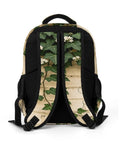 Trailing Ivy On Brick Wall Print Backpack For Everyday Carry Unisex Large Capacity Daypack Durable Polyester with ergonomic straps