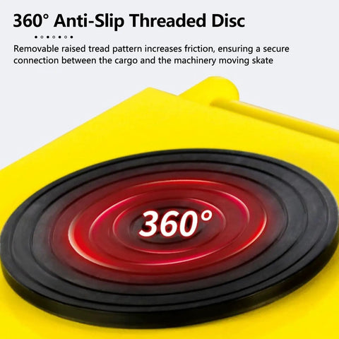 360 degree non slip swivel tray of Heavy Equipment Moving Skate Dolly With 360 Degree Non Slip Swivel Tray And Hardened Steel Rollers
