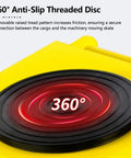 Beefy Heavy Duty Machinery Moving Roller Skate Dolly With 360 Degree Swivel Non Slip Tray close-up of anti-slip tray
