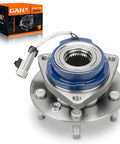 Front Left/Right Wheel Hub & Bearing Assembly 513121, 5-Lug w/ABS compatible for GM vehicles, shown with box packaging