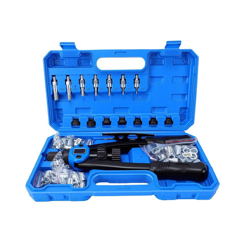 Rivet Nut Tool Set 13 Inch Handheld Kit With 7 Mandrels M3 To M12 In Durable Portable Case for DIY Projects