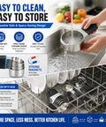 Heavy Duty Measuring Cups And Spoons Set With Strong N52 Magnets, 304 Stainless Steel Kitchen Tools, 15 Piece Round Set With Leveler For Baking And Cooking, BPA Free, Fits In Spice Jars, cleaned in dishwasher rack