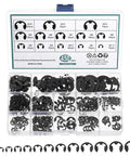 450 Piece External Retaining Rings Kit Manganese Steel Circlip Snap Ring Set For Valves Electrical Appliances Cars Cylinders And Tools Black Finish Great For DIY Auto Repair And Home Projects