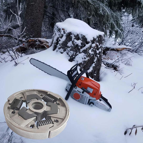 325 Pitch 7 Tooth Sprocket Clutch Drum Assembly With Needle Bearing Washer E Clip And Worm Gear Kit For MS Chainsaw in snow
