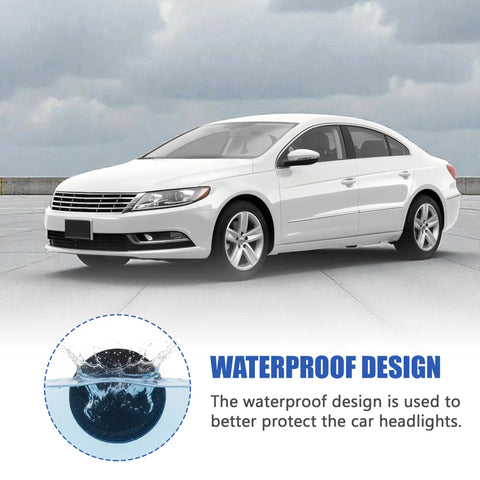 Direct Fit VW CC HID Xenon Headlight Dust Cap with waterproof design image, fits OEM 1300502027 1300502030 1305219142.