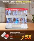 Ultra Thin 0.12 Inch Neodymium Magnetic Cabinet Catch with visual magnetic strength and CosyGo branding