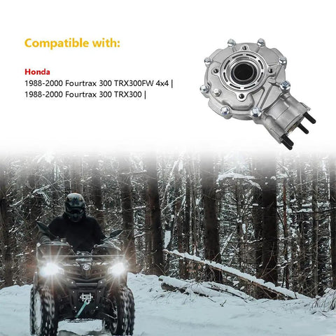 Honda Rear Final Gear Differential Assembly For Fourtrax 300 TRX300 TRX300FW 4x4 1988 to 2000 Complete OE Replacement