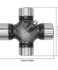 5-460X Greaseable U-Joint Kit For 1310 And 1350 Series Outside Snap Ring Style OSR Universal Joint with measurements