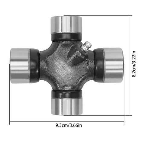 5-460X Greaseable U-Joint Kit For 1310 And 1350 Series Outside Snap Ring Style OSR Universal Joint with measurements