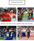 Aluminum Relay Batons For Track And Field, 29 Cm Long, 3.8 Cm Diameter, 50 G Each, Smooth Edges For Safe Grip, Corrosion Resistant High Strength Surface, Official Size Meets National Athletics Federation Standards, 4 Pack in relay race use