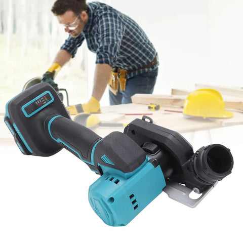 Hotshot Mini Circular Saw Delivers Savage 19000 RPM Rotation For Spark Free Precision Cutting Across Metal Stone And Wood With Detachable Dust Guard To Keep Job Site Crisp Clean, featuring ergonomic grip.