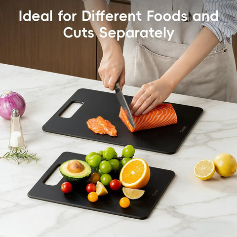 Wood Fiber Cutting Board Set 2 Pack For Your Kitchen Dishwasher Safe Non Toxic BPA Free Non Slip Non Porous Composite Chopping Boards