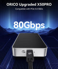 Legit External M.2 NVMe SSD Adapter For PCIe 5.0 Drives With Blazing Speeds Up To 8TB featuring sleek design and USB connection.