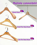 900 Piece Plastic Clothes Hanger Size Markers Set With Nine Bright Color Coded Clips for various hook types