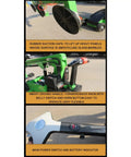 Hassle Free Heavy Duty Glass Vacuum Lifter Remote Control Architectural Window Handler showing rubber suction caps for lifting panels.