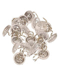 Solid Grip Car Headliner Repair Pins Set Of 12 Stainless Steel And Plastic twist fasteners in clear and silver tones.